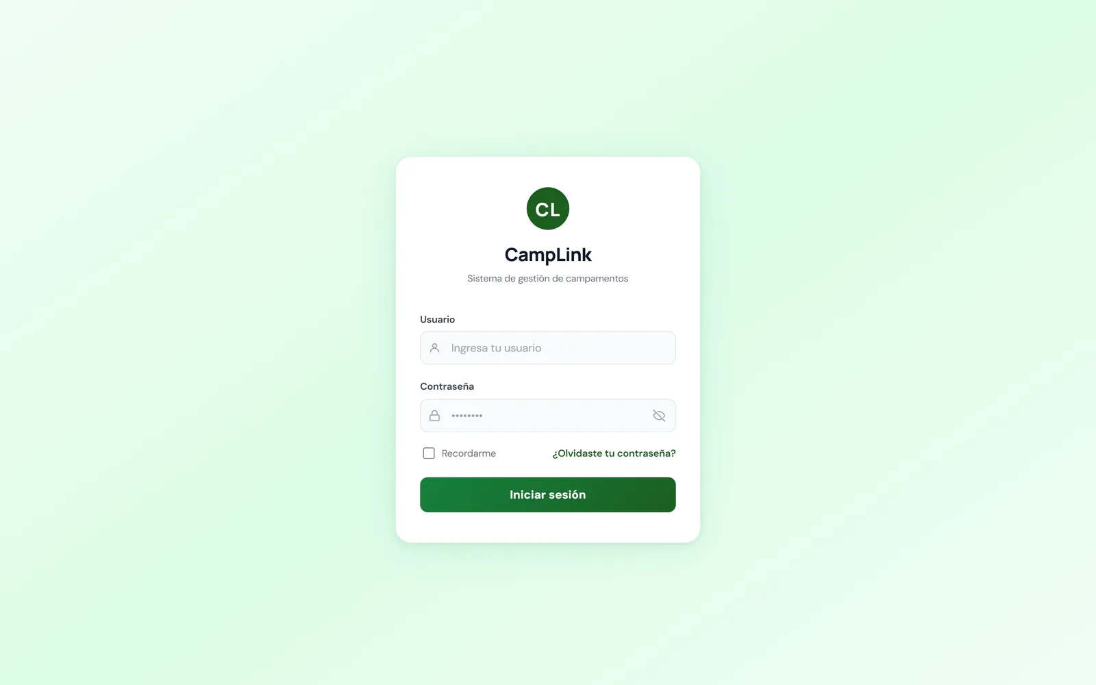 Captura de Camplink