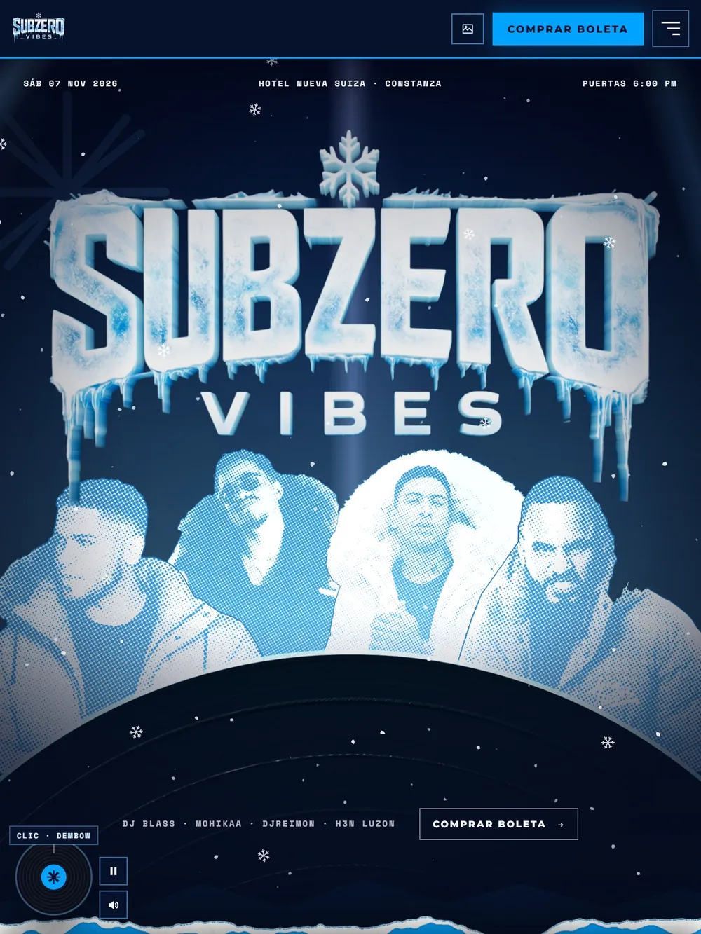 SubZero Vibes en tablet